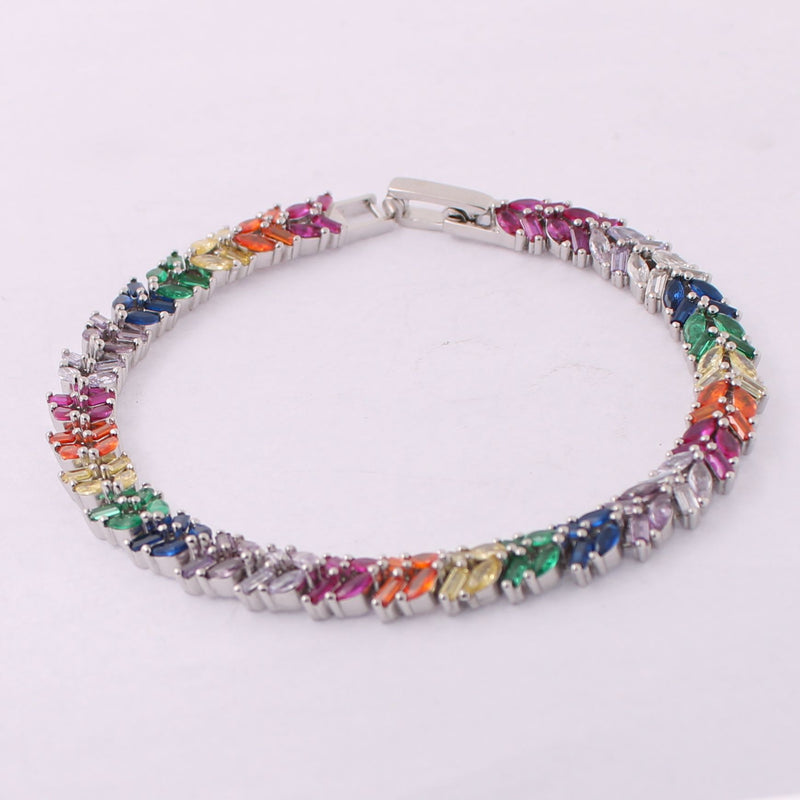 Pulsera con Rodio 17 cm + 4 cm extension / Rodizado