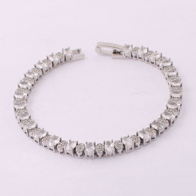 Pulsera con Rodio 17 cm + 4 cm extension / Rodizado