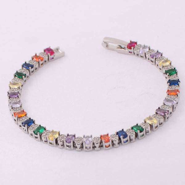 Pulsera con Rodio 17 cm + 4 cm extension / Rodizado
