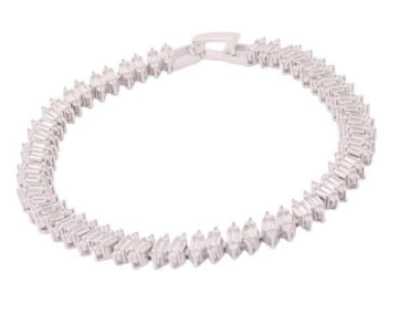 Pulsera SIN RODIO 17 cm + 4 cm extension / Rodizado