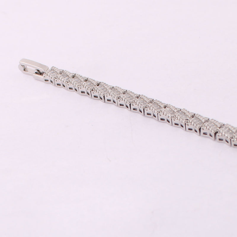 Pulsera con Rodio 17 cm + 4 cm extension / Rodizado