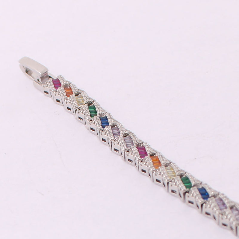 Pulsera con Rodio 17 cm + 4 cm extension / Rodizado