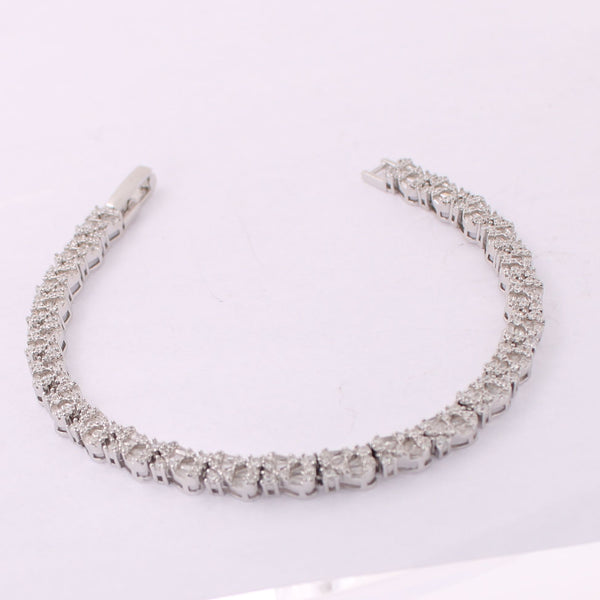 Pulsera con Rodio 17 cm + 4 cm extension / Rodizado
