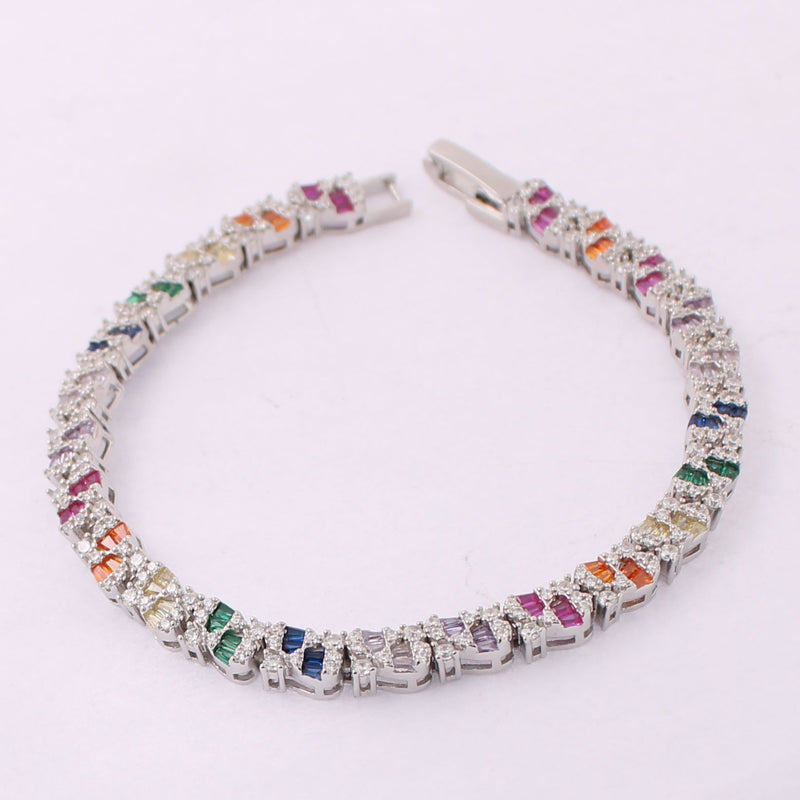 Pulsera con Rodio 17 cm + 4 cm extension / Rodizado