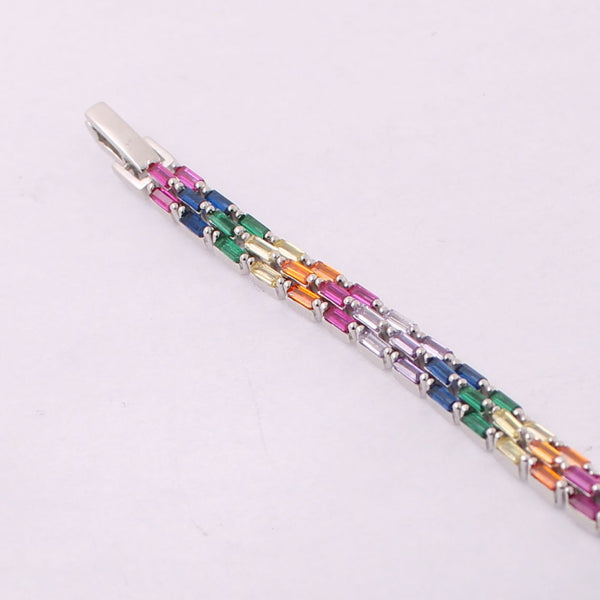 Pulsera con Rodio 17 cm + 4 cm extension / Rodizado