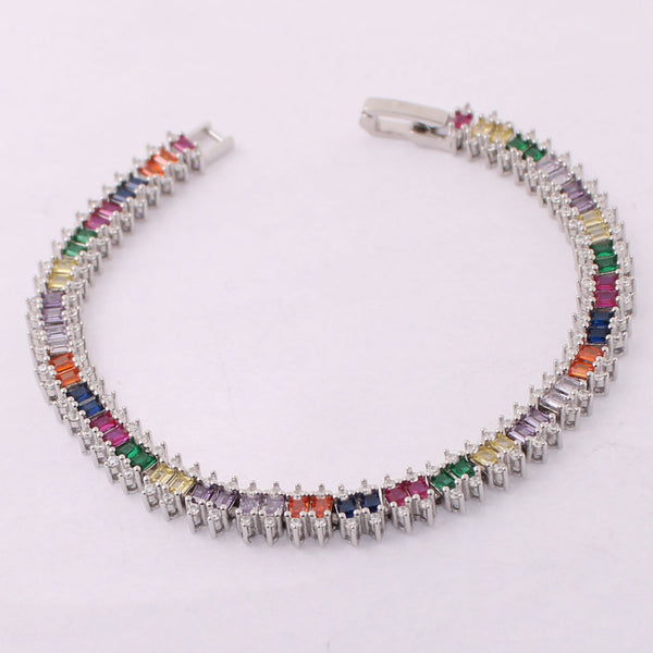 Pulsera con Rodio 17 cm + 4 cm extension / Rodizado