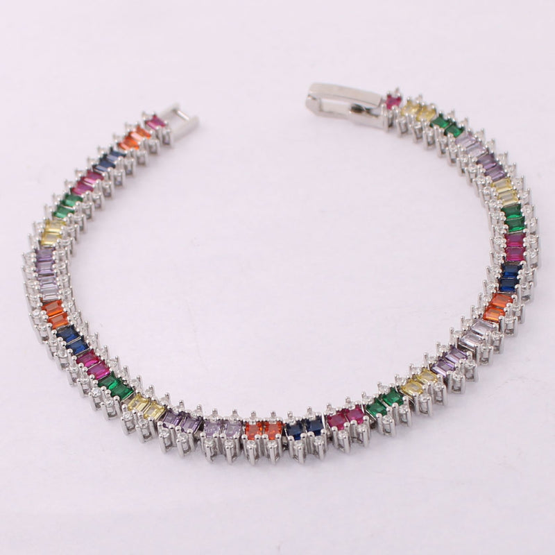 Pulsera con Rodio 17 cm + 4 cm extension / Rodizado
