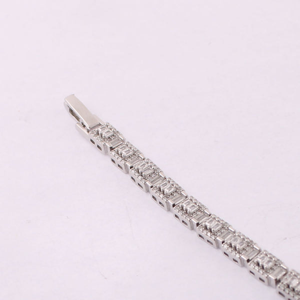 Pulsera con Rodio 17 cm + 4 cm extension / Rodizado
