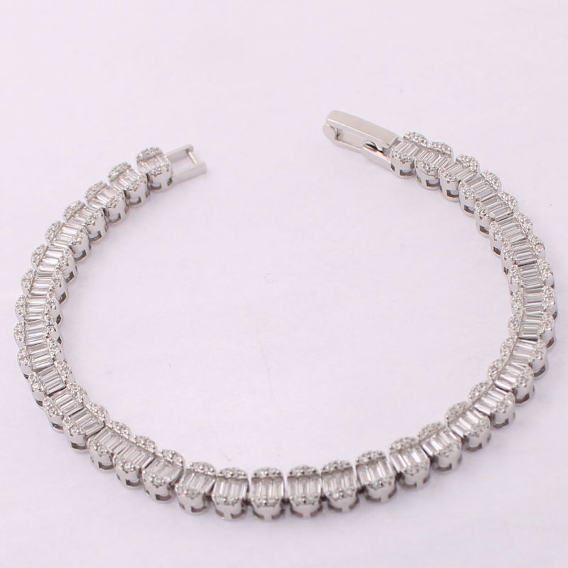 Pulsera con Rodio 17 cm + 4 cm extension / Rodizado