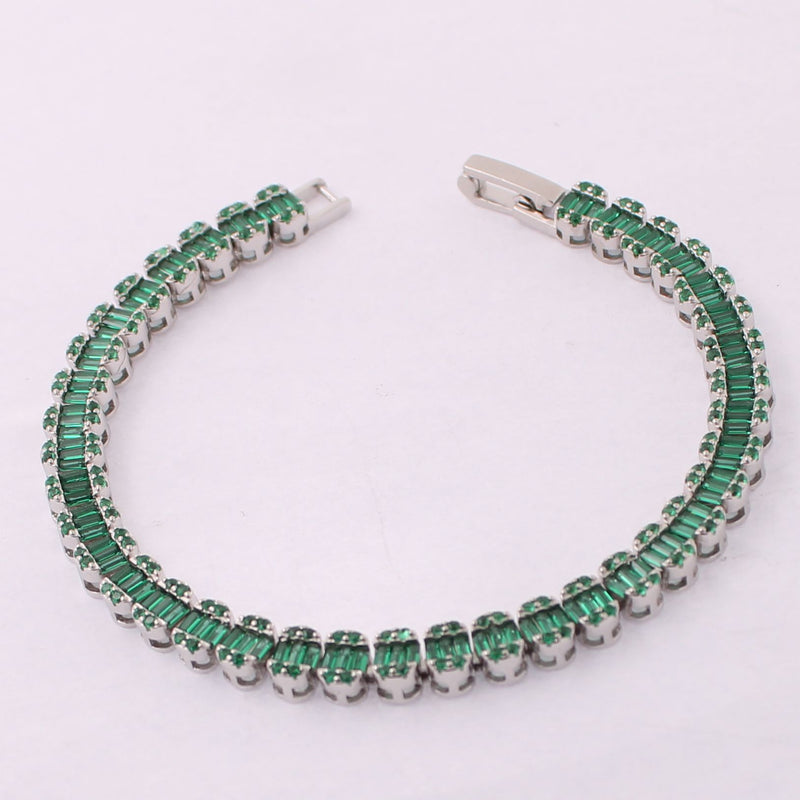Pulsera con Rodio 17 cm + 4 cm extension / Rodizado