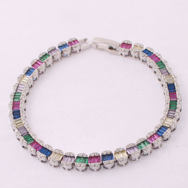 Pulsera con Rodio 17 cm + 4 cm extension / Rodizado