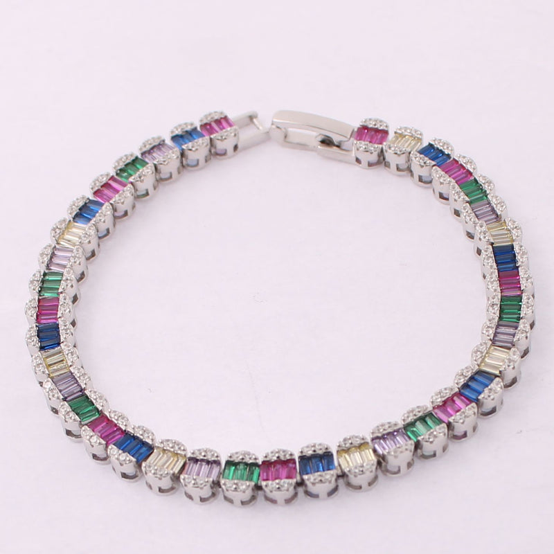 Pulsera con Rodio 17 cm + 4 cm extension / Rodizado