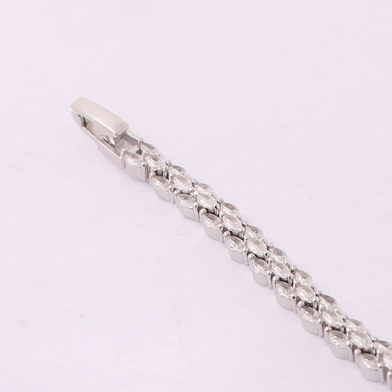 Pulsera con Rodio 17 cm + 4 cm extension / Rodizado