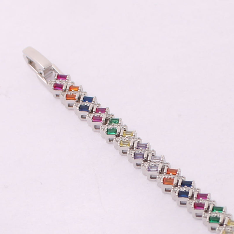 Pulsera con Rodio 17 cm + 4 cm extension / Rodizado
