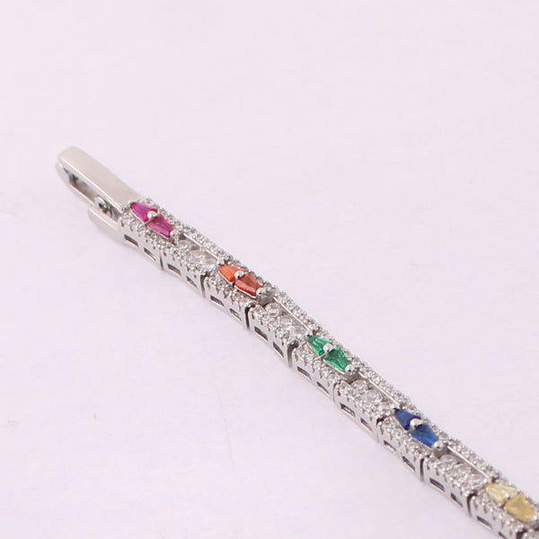 Pulsera con Rodio 17 cm + 4 cm extension / Rodizado