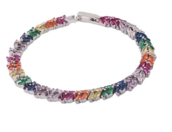 Pulsera SIN RODIO 17 cm + 4 cm extension / Rodizado