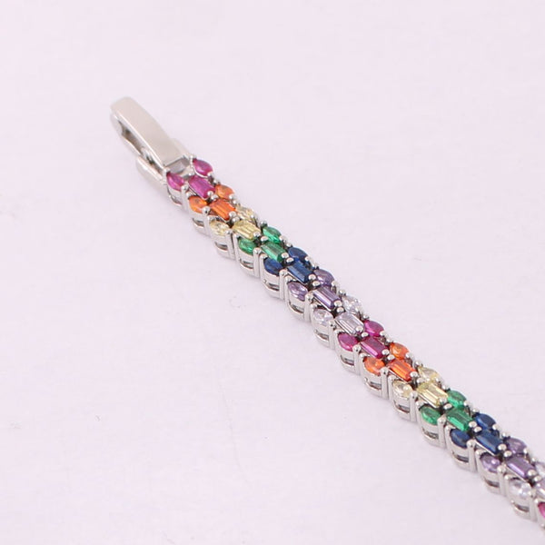 Pulsera con Rodio 17 cm + 4 cm extension / Rodizado