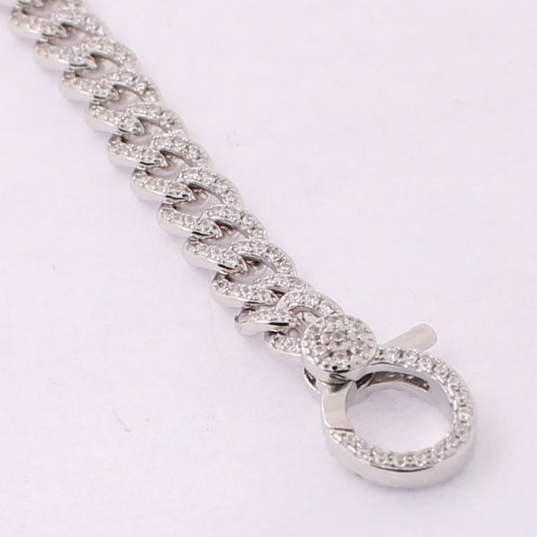 Pulsera con Rodio 17 cm + 4 cm extension / Rodizado