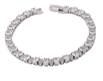 Pulsera SIN RODIO 17 cm + 4 cm extension / Rodizado