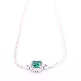Pulsera de Circonia 40cm + 5 cm extension / Rodizado