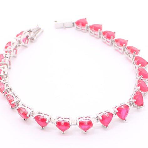 Pulsera de Circonia 17 cm + 4 cm extension / Rodizado