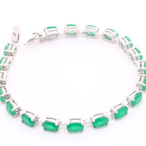 Pulsera de Circonia 17 cm + 4 cm extension / Rodizado
