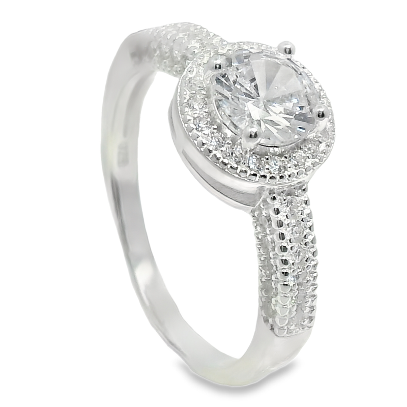 Anillo Solitario de Circonia