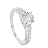 ANILLO SOLITARIO 1124- 54  3.6 GR