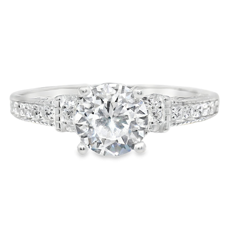 ANILLO SOLITARIO 1124- 54  3.6 GR