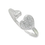 Anillo de Corazon de Circonia