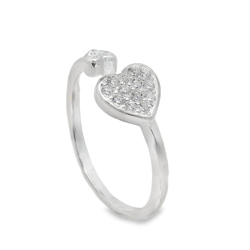 Anillo de Corazon de Circonia