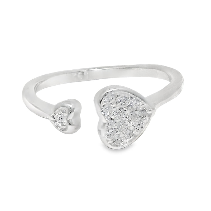 Anillo de Corazon de Circonia