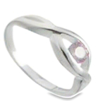 Anillo de Plata Ojo de Circonia