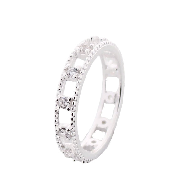 Anillo Churumbela De Corona Con Circonia