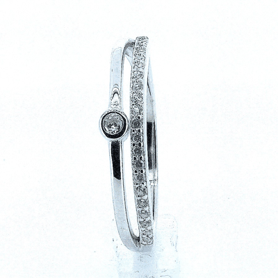 Anillo De Plata Con Circonia