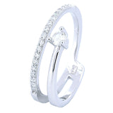 Anillo De Plata Con Circonia